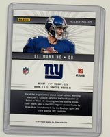 Eli Manning 2012 Donruss Elite Series Mint Card #65
