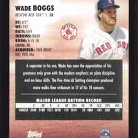 Wade Boggs 2023 Stadium Club Red Series Mint Card #240