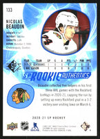 Nicolas Beaudin 2020 2021 Upper Deck SP Blue Series Mint Card #133
