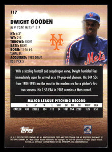 Dwight Gooden 2023 Stadium Club Series Mint Rookie Card #117