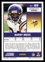 Randy Moss 2024 Panini Score Series Mint Card #189
