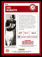 Joe Namath 2017 Panini Contenders Season Ticket Series Mint Card #52
