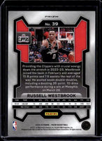 Russell Westbrook 2023 2024 Panini Prizm Green Series Mint Card #39
