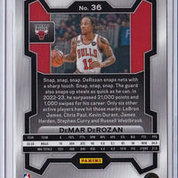 DeMar DeRozan 2023 2024 Panini Prizm Cracked Ice Series Mint Card #36