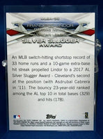 Francisco Lindor 2018 Topps Silver Slugger Award Series Mint Card #MLBA-39
