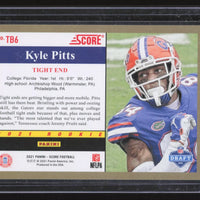 Kyle Pitts 2021 Panini Score Throwback Series Mint Card #TB6