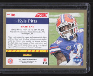 Kyle Pitts 2021 Panini Score Throwback Series Mint Card #TB6