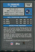Eli Manning 2006 Topps Draft Picks & Prospects Chrome Silver Series Mint Card #16
