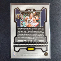 Aaron Gordon 2023 2024 Panini Prizm Cracked Ice Series Mint Card #12

