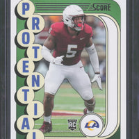 Jared Verse 2024 Panini Score Protential Series Mint Rookie Card #7