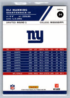 Eli Manning 2012 Score Series Mint Card #34
