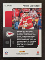 Patrick Mahomes II 2024 Panini Prestige Prestigious Pros Series Mint Card #PP-PMS
