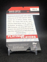 David Ortiz 2021 Topps Update Platinum Players Series Mint Card #PDC67
