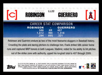 Frank Robinson and Vladimir Guerrero 2010 Topps Legendary Lineage Series Mint Card #LL22
