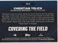 Christian Yelich 2024 Topps Covering The Field Mint Card #CTF21
