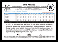 Luis Arraez 2024 Topps Mint Card #NL-9 from the NL All Star Set
