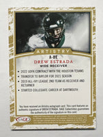 Drew Estrada 2022 SAGE Artistry RED Autograph Mint Rookie Card #A-DE
