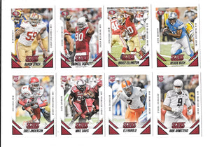 San Francisco 49ers 2015 Score 17 Card Team Set