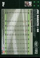 Joe Namath 2007 Topps Turn Back The Clock Series Mint Card #17
