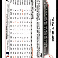 Trea Turner 2022 Topps Chrome Series Mint Card #190