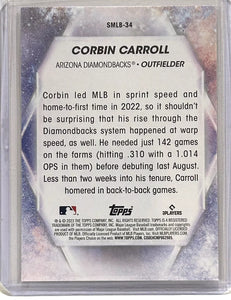 Corbin Carroll 2023 Topps Stars of the MLB Series Mint Rookie Card #SMLB-34