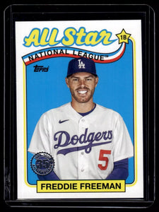 Freddie Freeman 2024 Topps 1989 35th Anniversary All-Stars Mint Card #89ASB-32