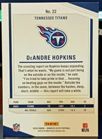 DeAndre Hopkins 2024 Panini Donruss Elite Card #22
