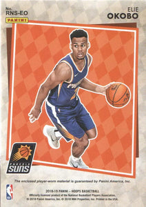 Elie Okobo 2018 2019 Hoops Rise n Shine Memorabilia Game Used Jersey #RNS-EO