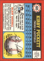 Kirby Puckett 1989 Topps UK Mini Series Card #60
