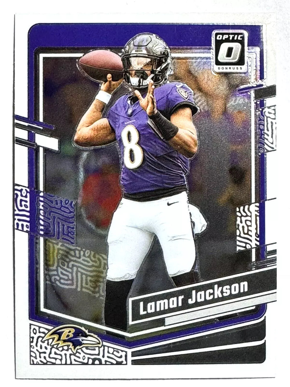 Lamar Jackson 2023 Panini Donruss Optic Series Mint Card #14