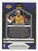 Maxwell Lewis 2023 2024 Panini Mosaic Mint Rookie Card #227
