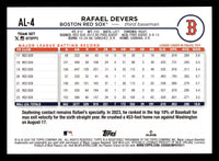 Rafael Devers 2024 Topps American League Standouts Series Mint Card #AL-4
