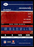 Eli Manning 2007 Playoff Contenders Series Mint Card #65
