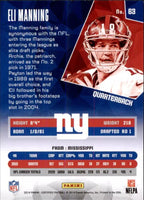 Eli Manning 2014 Leaf Certified Series Mint Card #63

