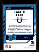Laiatu Latu 2024 Donruss Rated Rookie Press Proof Mint Card #311
