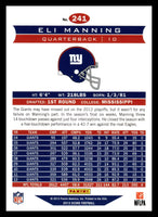 Eli Manning 2013 Score Airmail Series Mint Card #241
