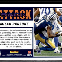 Micah Parsons 2024 Score Sack Attack Series Mint Card #2