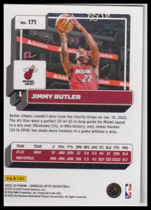 Jimmy Butler 2022 2023 Donruss Optic Mint Card #171