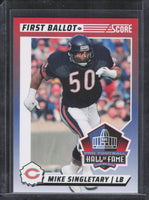 Mike Singletary 2024 Score First Ballot Series Mint Card #4
