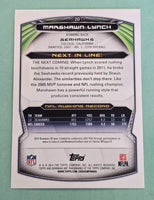 Marshawn Lynch 2014 Bowman Black Border Series Mint Card  #20
