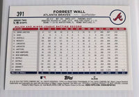 Forrest Wall 2024 Topps Holiday Foil Series Mint Card #391
