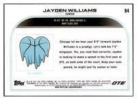 Jayden Williams 2022 2023 Topps Chrome Overtime Elite Series Mint Rookie Card #84
