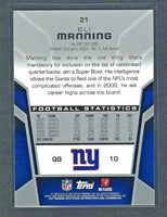 Eli Manning 2010 Topps Unrivaled Series Mint Card #21
