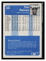 Tim Raines 1984 Fleer Series Mint Card #281
