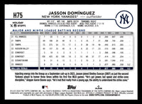 Jasson Dominguez 2024 Topps Holiday Series Mint Rookie Card #H75
