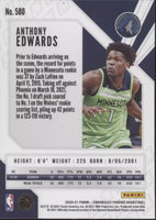 Anthony Edwards 2020 2021 Panini Chronicles Phoenix Series Mint Rookie Card #580
