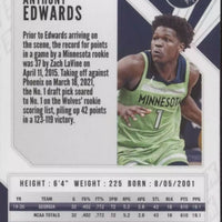 Anthony Edwards 2020 2021 Panini Chronicles Phoenix Series Mint Rookie Card #580