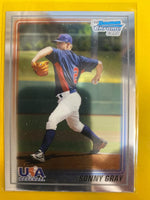 Sonny Gray 2010 Bowman Chrome USA Series Mint Card USA-BC9
