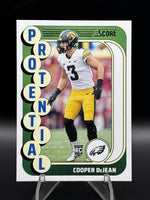 Cooper DeJean 2024 Panini Score Protential Series Mint Rookie Card #8
