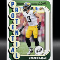 Cooper DeJean 2024 Panini Score Protential Series Mint Rookie Card #8